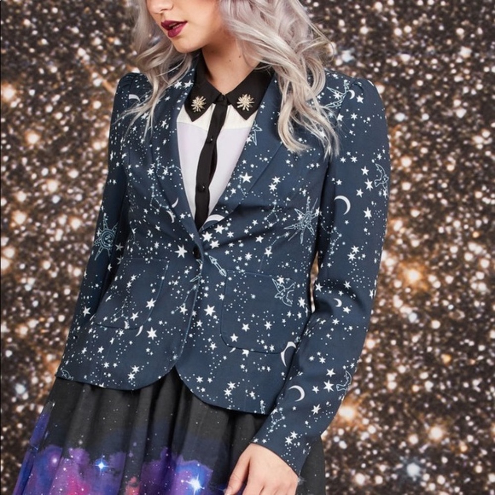 Modcloth "Stargazing Splendor" Constellations Blazer